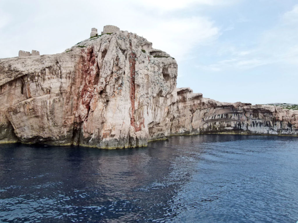 Beeindruckende Felsformationen im Nationalpark Kornati