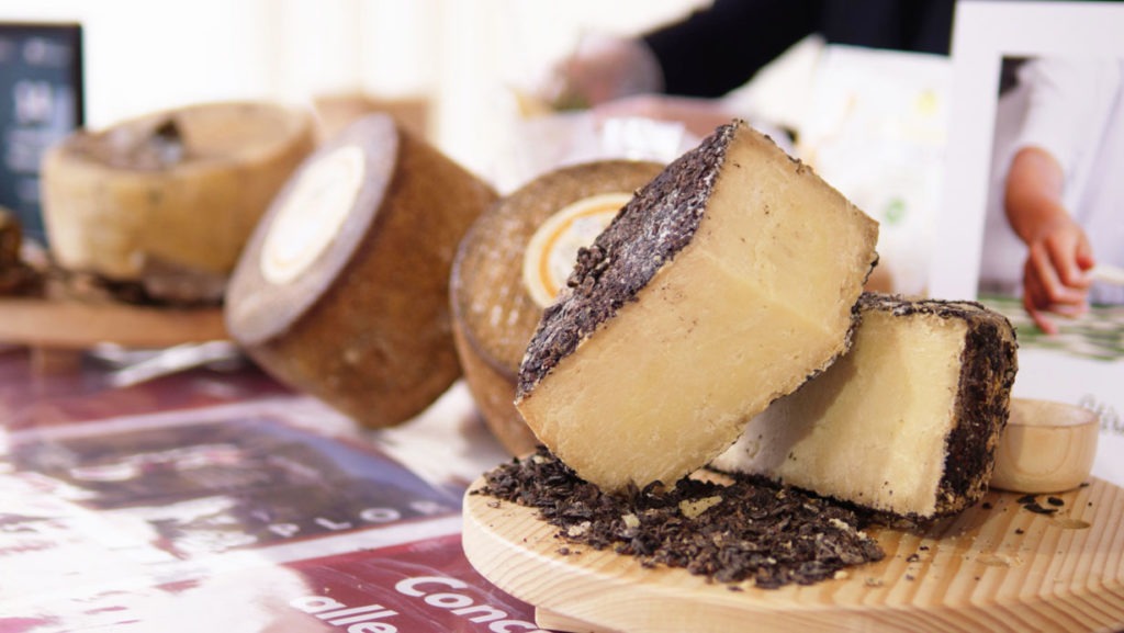 Hochwertige Käsespezialitäten, wie sardischer Pecorino, galt es in der Gourmet-Arena zu entdecken