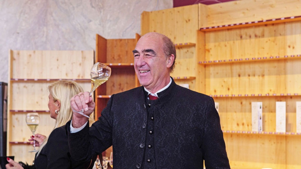 Ein Prosit auf Helmuth Köcher, den „Vater“ des Merano Winefestivals